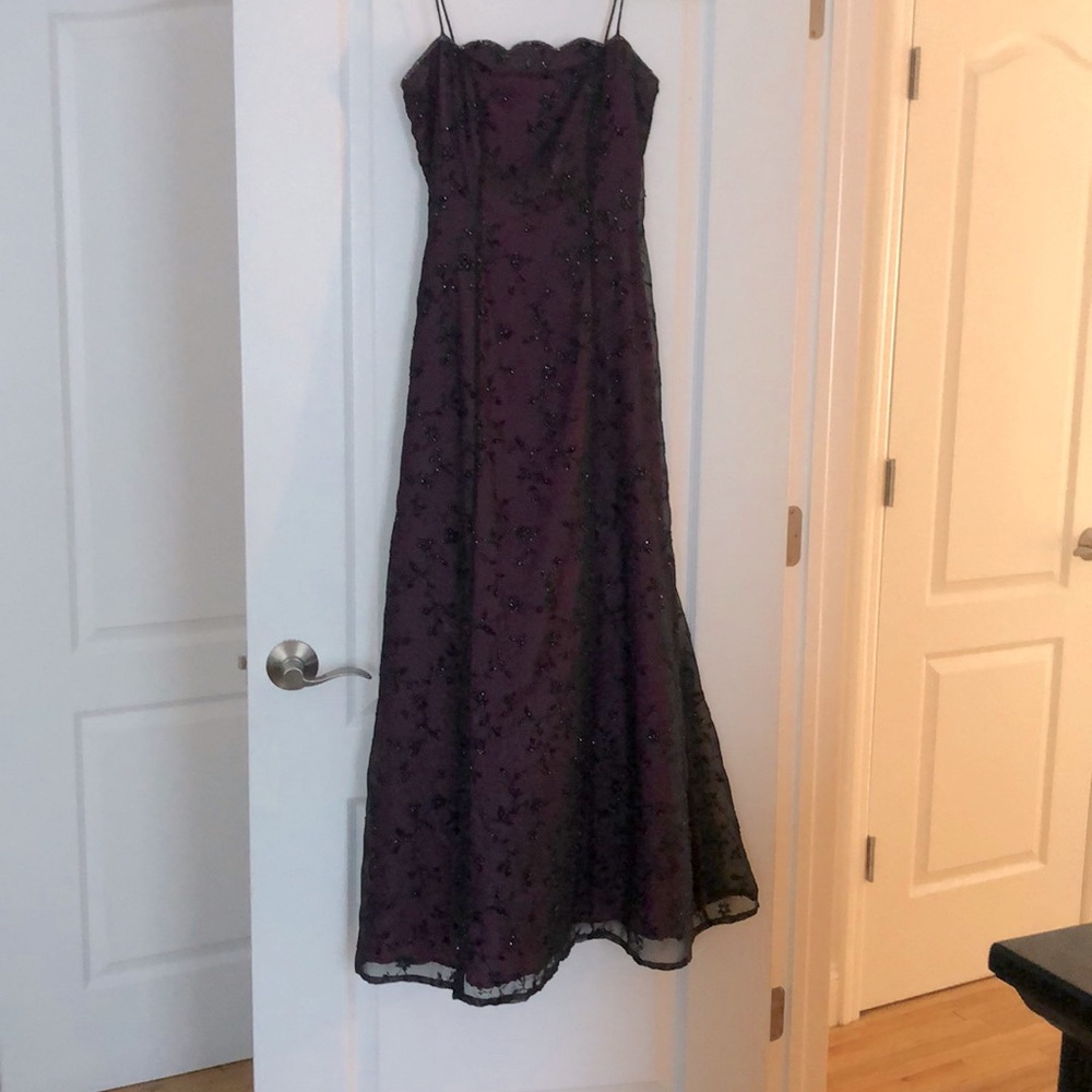 Purple / Violet Sequined Gown.  Size 4P